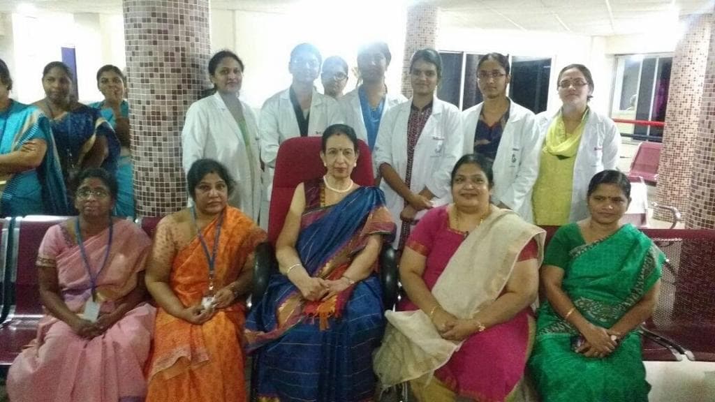 Dr. Aishwarya with her FNB Batchmates in Institute of Reproductive Medicine – MMM Hospital, Chennai.